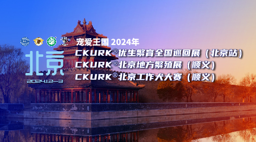 宠爱王国2024年CKURK®优生繁育全国巡回展（北京站）、北京地方繁殖展（顺义）、北京工作犬大赛（顺义）报名通知